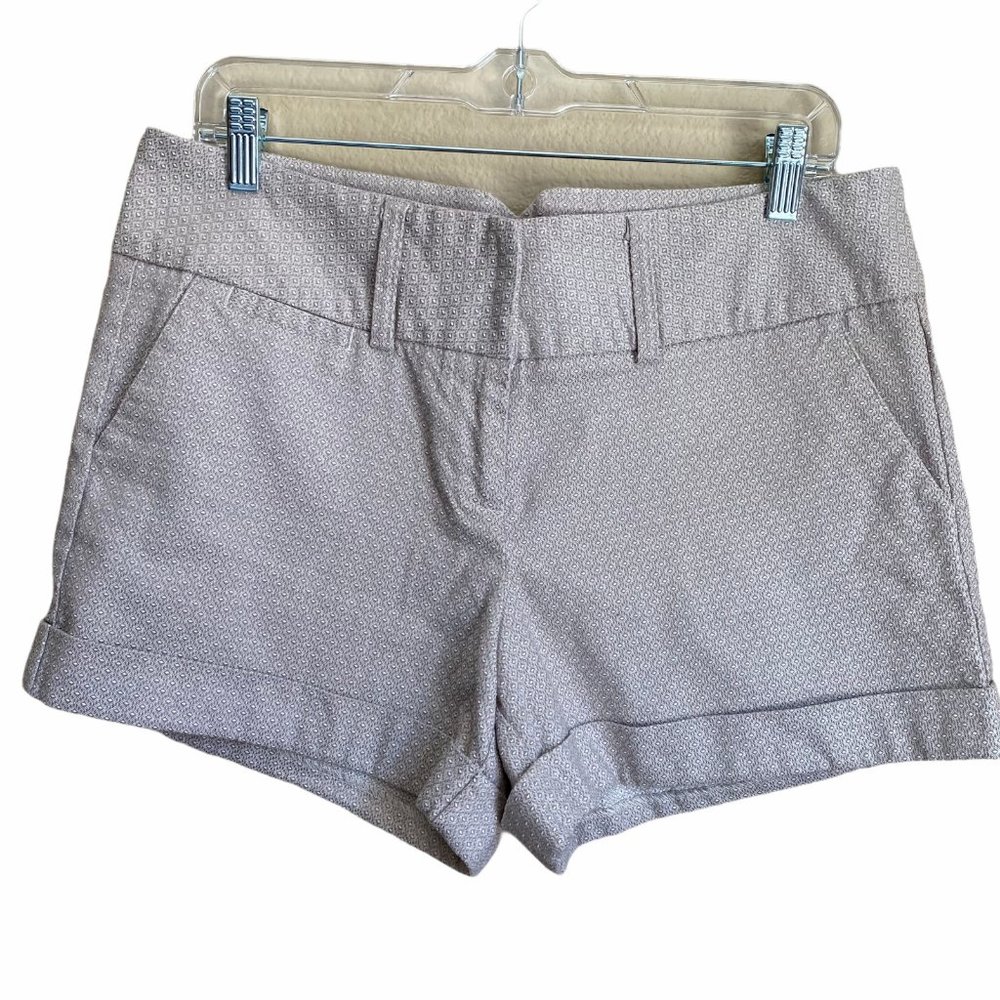 MAURICES WOMENS BEIGE COTTON BLEND SHORT SIZE 9/10